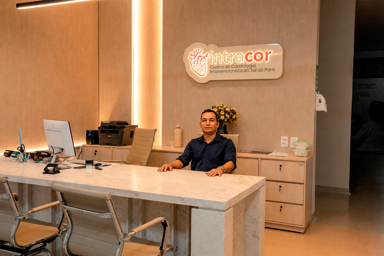 Dr. Suezio Silva de Melo no Intracor, Centro de Cardiologia Intervencionista do Sul do Pará